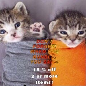 BUNDLE & SAVE! 15% OFF 2 or MORE ITEMS ☺️